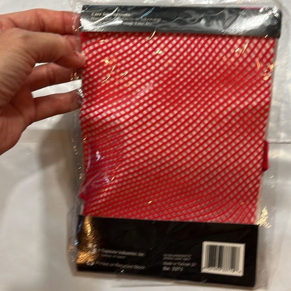 NEW RED Fish Net TIGHTS Pantyhose NYLONS dance sexy costume party Halloween new - Picture 7 of 10